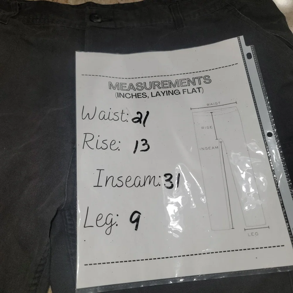 Rothco Battle Men Vintage XL Paratrooper‎ Black Military Cargo Pant Y2K Gorpcore